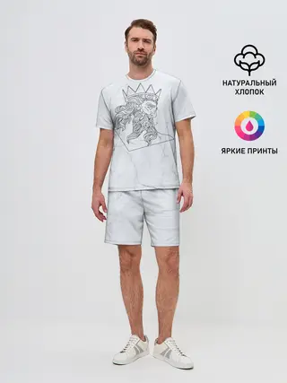 Мужской костюм с шортами / Нептун