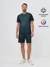 Мужской костюм с шортами / Текстура поверхность пятна