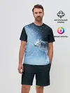 Мужской костюм с шортами / ВОЛК ЗИМА