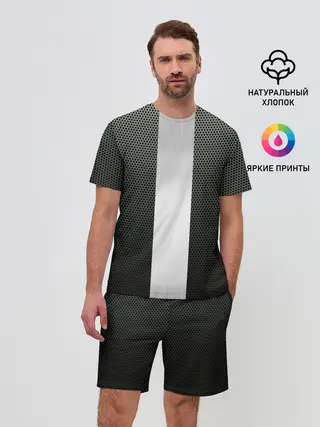 Мужской костюм с шортами / Карбоновый занавес