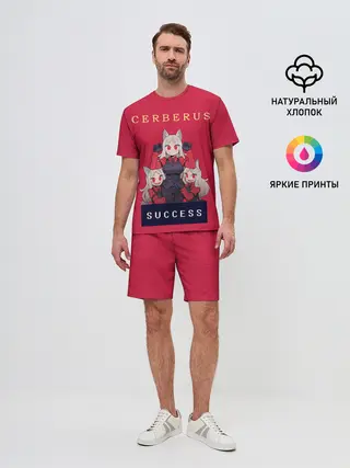Мужской костюм с шортами / Helltaker: CERBERUS