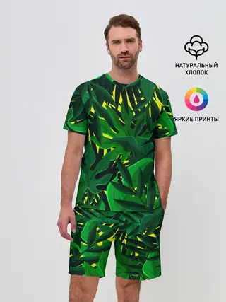 Мужской костюм с шортами / В джунглях