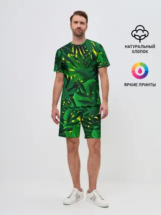 Мужской костюм с шортами / В джунглях