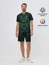 Мужской костюм с шортами / Узоры
