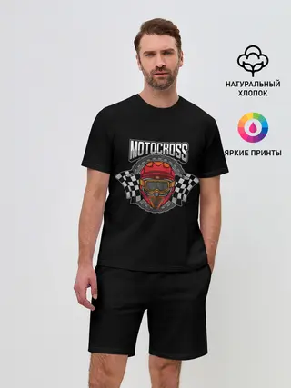 Мужской костюм с шортами / Motocross Champion | Мотокросс