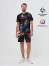 Мужской костюм с шортами / КОСМИЧЕСКИЕ ВОЛНЫ