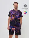 Мужской костюм с шортами / Цветки во тьме
