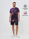 Мужской костюм с шортами / Цветки во тьме