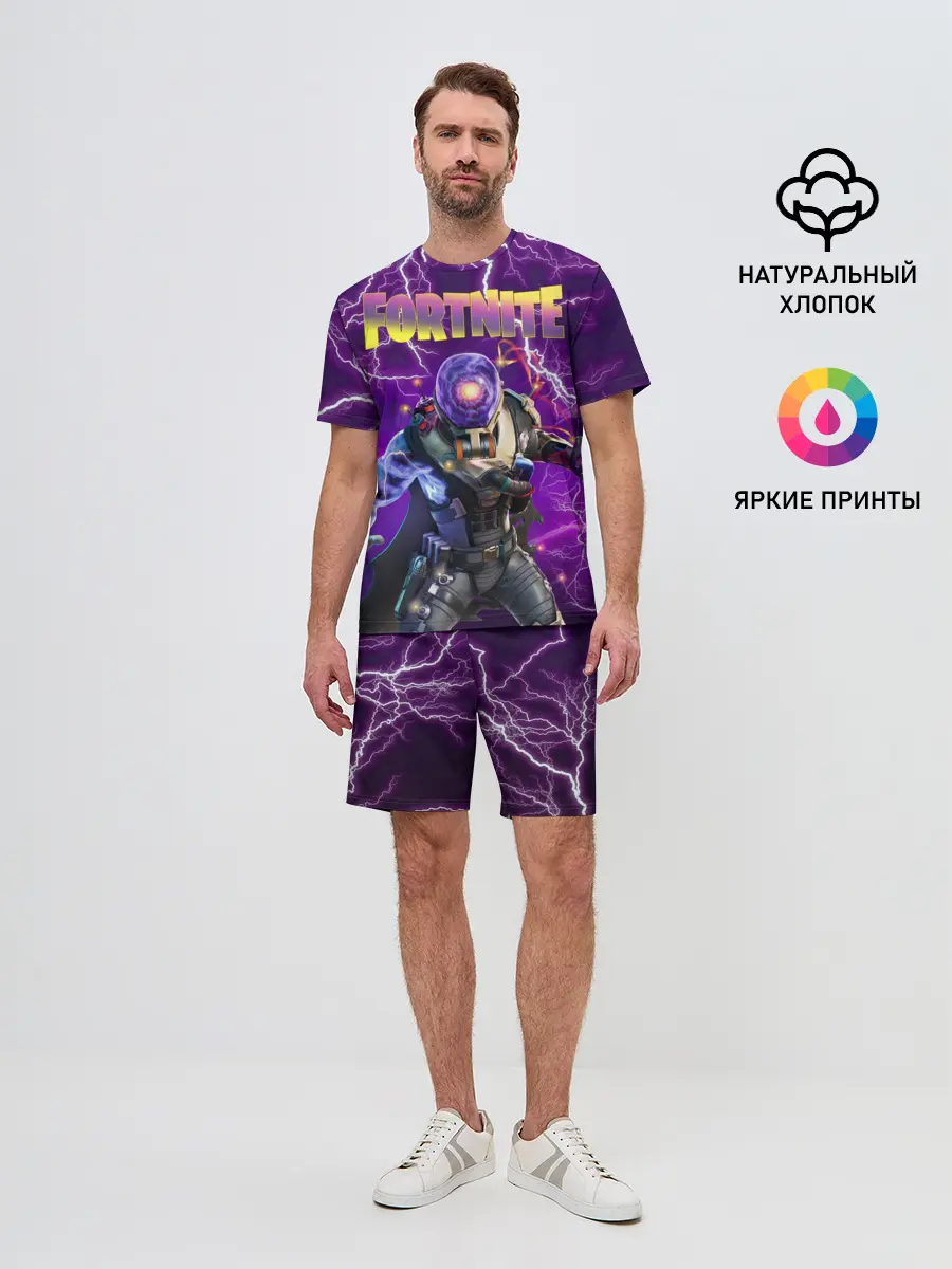 Мужской костюм с шортами / Fortnite Cyclo Outfit