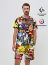 Мужской костюм с шортами / Pixel