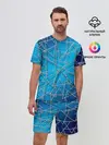 Мужской костюм с шортами / Треугольники