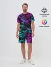 Мужской костюм с шортами / НЕОНОВЫЕ РАЗВОДЫ / НЕОН