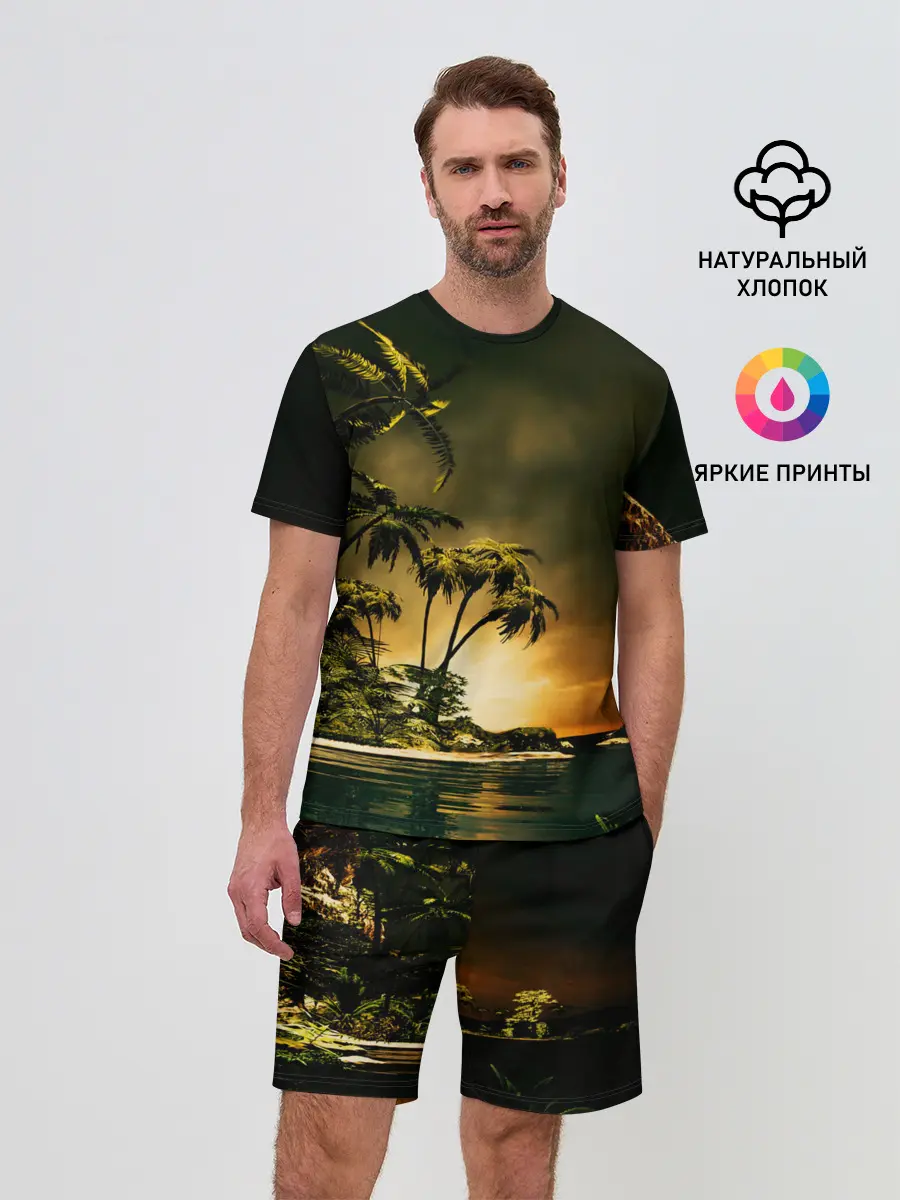 Мужской костюм с шортами / РАЙСКИЙ ОСТРОВ