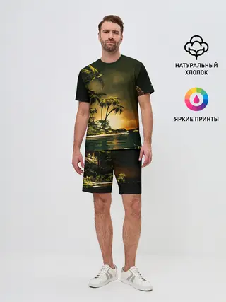 Мужской костюм с шортами / РАЙСКИЙ ОСТРОВ
