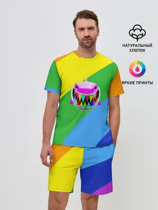 Мужской костюм с шортами / 6ix9ine