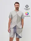 Мужской костюм с шортами / Треугольники