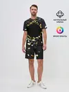 Мужской костюм с шортами / Брызги стекла