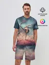 Мужской костюм с шортами / Танцующая с цветами ведьма