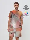 Мужской костюм с шортами / Красочные фигуры