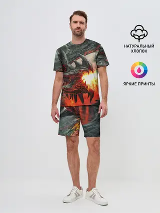 Мужской костюм с шортами / Дракон | Dragon