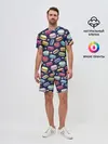 Мужской костюм с шортами / макарун