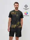 Мужской костюм с шортами / black gold