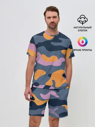 Мужской костюм с шортами / Спортивный милитари