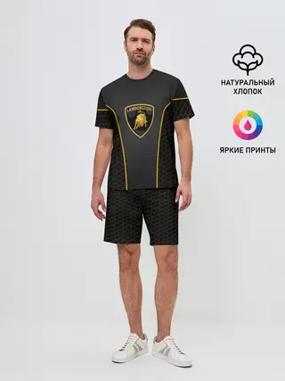 Мужской костюм с шортами / Ламборгини