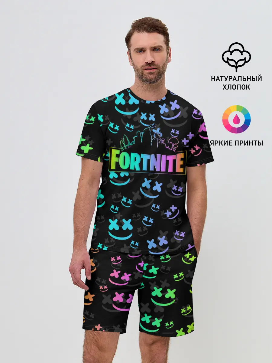 Мужской костюм с шортами / FORTNITE | MARSHMELLO
