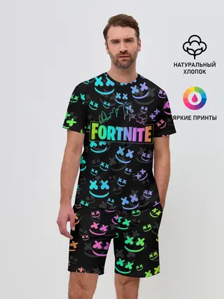 Мужской костюм с шортами / FORTNITE | MARSHMELLO