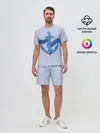 Мужской костюм с шортами / Якорь