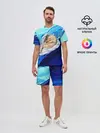 Мужской костюм с шортами / Котик Ангелочек