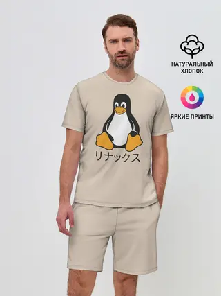 Мужской костюм с шортами / Linux