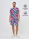 Мужской костюм с шортами / зубы