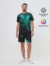 Мужской костюм с шортами / НЕОНОВЫЙ ДЫМ