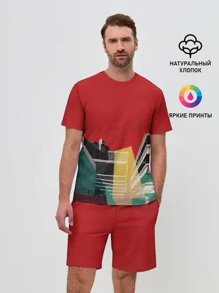 Мужской костюм с шортами / архитектура