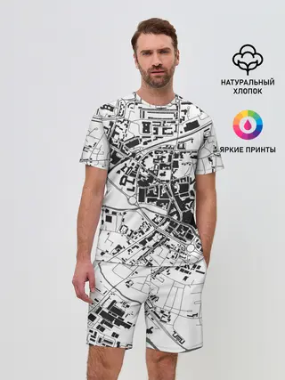 Мужской костюм с шортами / генплан