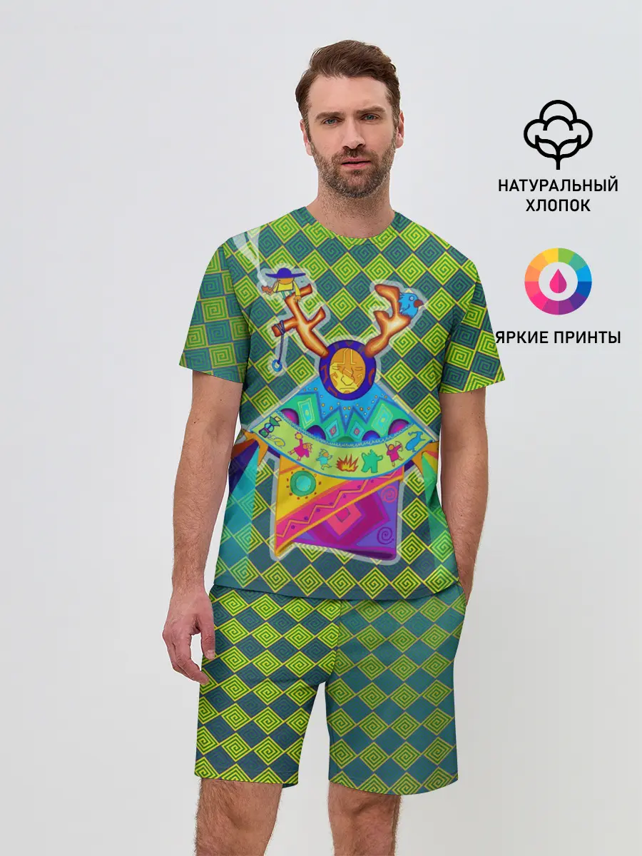 Мужской костюм с шортами / Шаман