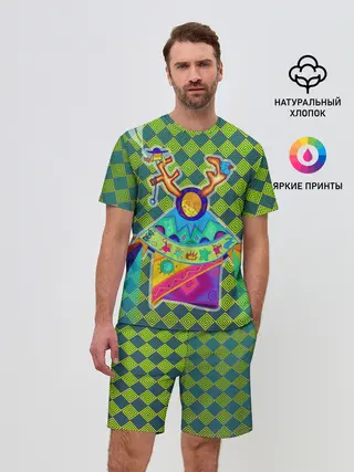 Мужской костюм с шортами / Шаман