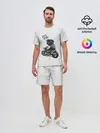 Мужской костюм с шортами / Pug Rider | Байкер Мопс
