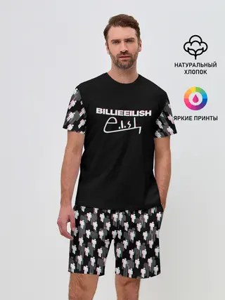 Мужской костюм с шортами / BILLIE EILISH GLITCH