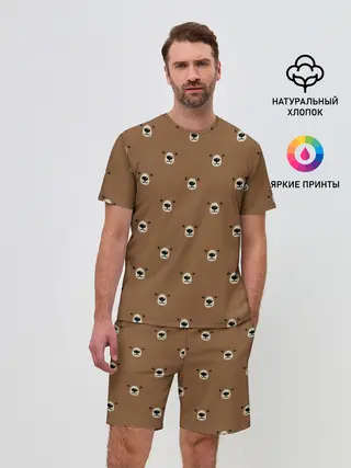 Мужской костюм с шортами / МИШКИ