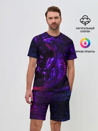 Мужской костюм с шортами / Энергия Лавы