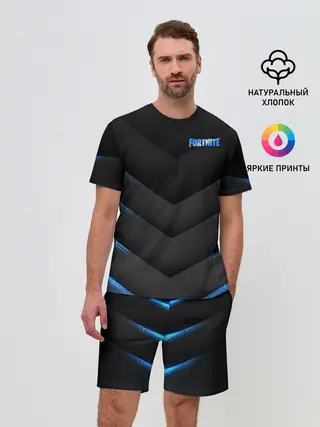 Мужской костюм с шортами / Fortnite