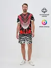 Мужской костюм с шортами / STRIPES GEOMETRY