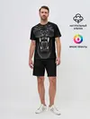 Мужской костюм с шортами / Черная пантера