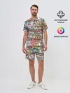 Мужской костюм с шортами / Ментон Франция
