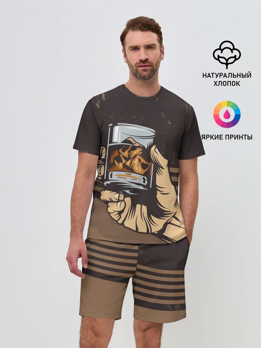 Мужской костюм с шортами / Ретро Виски