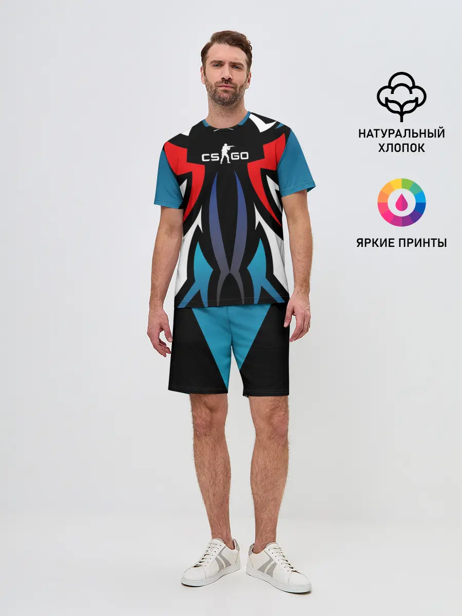 Мужской костюм с шортами / Counter Strike Gaming Gear