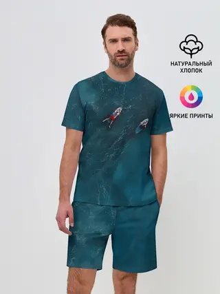 Мужской костюм с шортами / Мир юрского периода 2